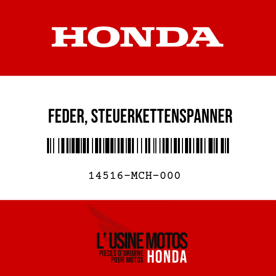 image de 14516-MCH-000 FEDER, STEUERKETTENSPANNER
