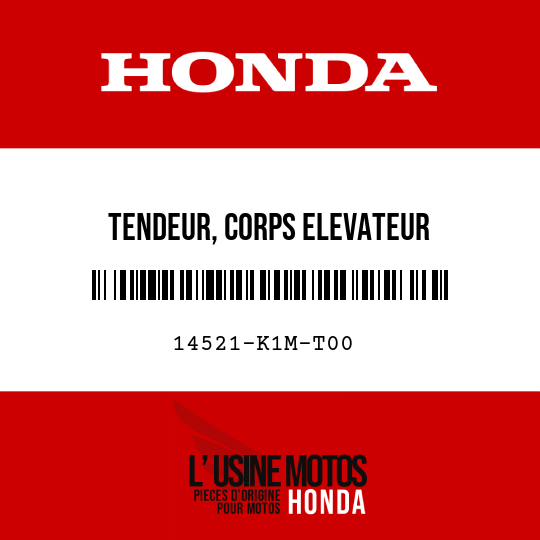 image de 14521-K1M-T00 TENDEUR, CORPS ELEVATEUR