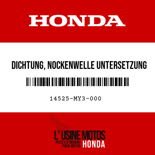 image de 14525-MY3-000 DICHTUNG, NOCKENWELLE UNTERSETZUNG HALTER