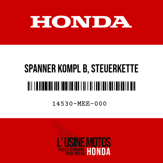 image de 14530-MEE-000 SPANNER KOMPL B, STEUERKETTE