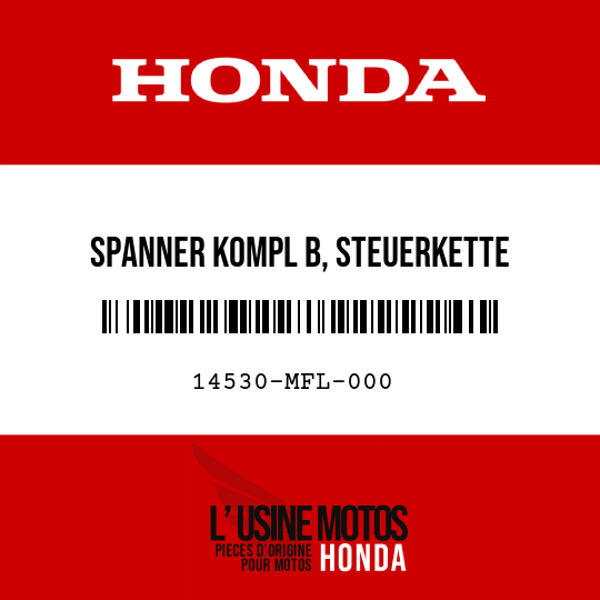 image de 14530-MFL-000 SPANNER KOMPL B, STEUERKETTE