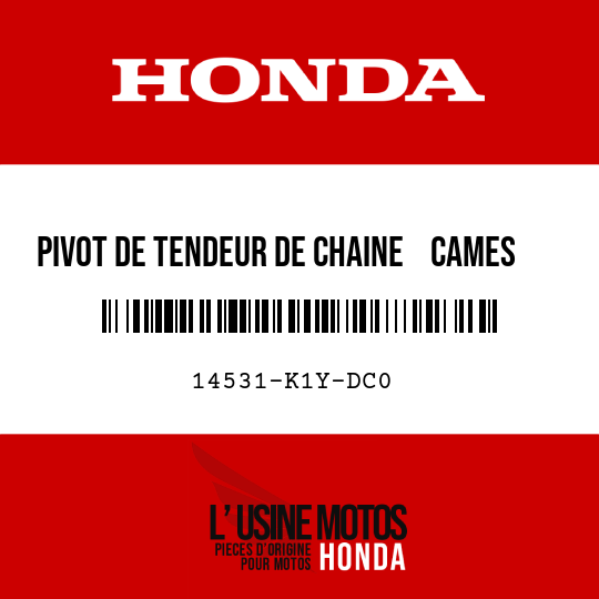 image de 14531-K1Y-DC0 PIVOT DE TENDEUR DE CHAINE    CAMES