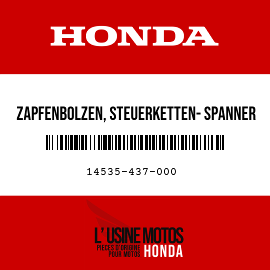 image de 14535-437-000 ZAPFENBOLZEN, STEUERKETTEN- SPANNER