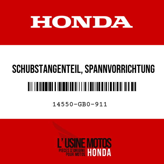image de 14550-GB0-911 SCHUBSTANGENTEIL, SPANNVORRICHTUNG