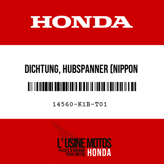 image de 14560-K1B-T01 DICHTUNG, HUBSPANNER (NIPPON LEAKLESS)