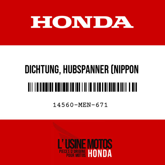 image de 14560-MEN-671 DICHTUNG, HUBSPANNER (NIPPON LEAKLESS)