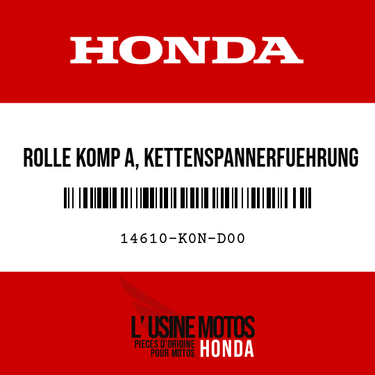 image de 14610-K0N-D00 ROLLE KOMP A, KETTENSPANNERFUEHRUNG