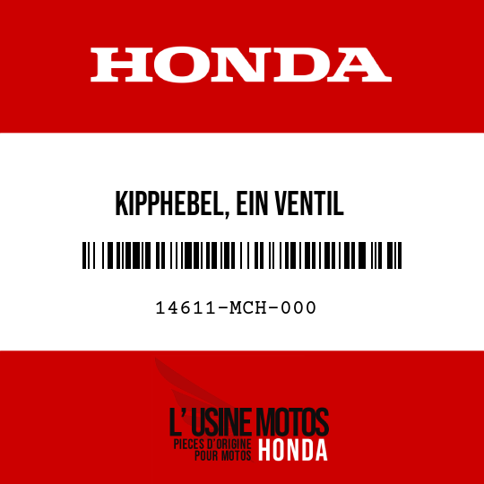 image de 14611-MCH-000 KIPPHEBEL, EIN VENTIL