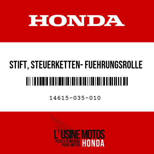 image de 14615-035-010 STIFT, STEUERKETTEN- FUEHRUNGSROLLE