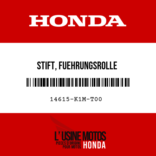 image de 14615-K1M-T00 STIFT, FUEHRUNGSROLLE