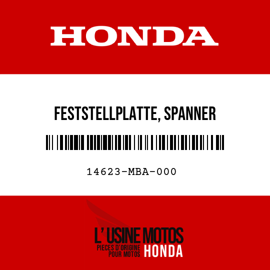 image de 14623-MBA-000 FESTSTELLPLATTE, SPANNER