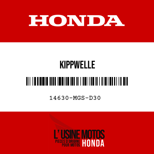 image de 14630-MGS-D30 KIPPWELLE