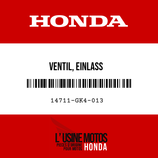 image de 14711-GK4-013 VENTIL, EINLASS