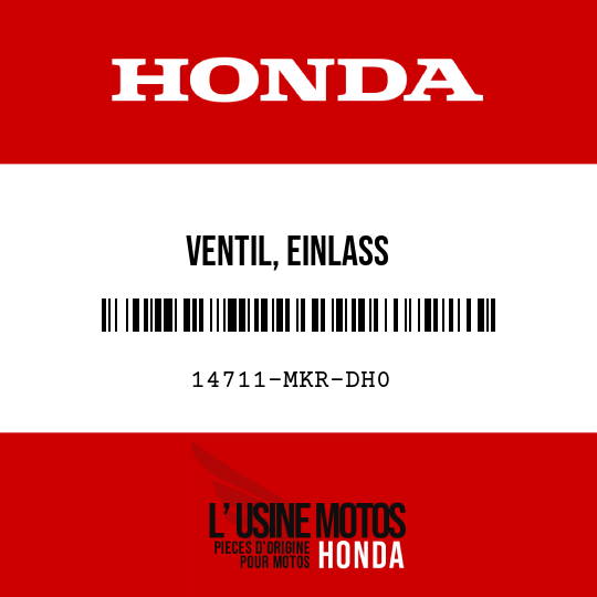 image de 14711-MKR-DH0 VENTIL, EINLASS