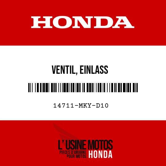 image de 14711-MKY-D10 VENTIL, EINLASS