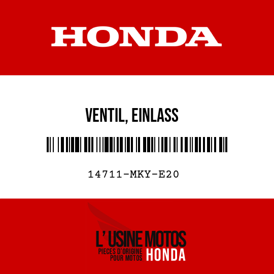 image de 14711-MKY-E20 VENTIL, EINLASS