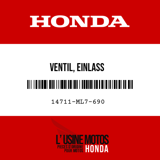 image de 14711-ML7-690 VENTIL, EINLASS