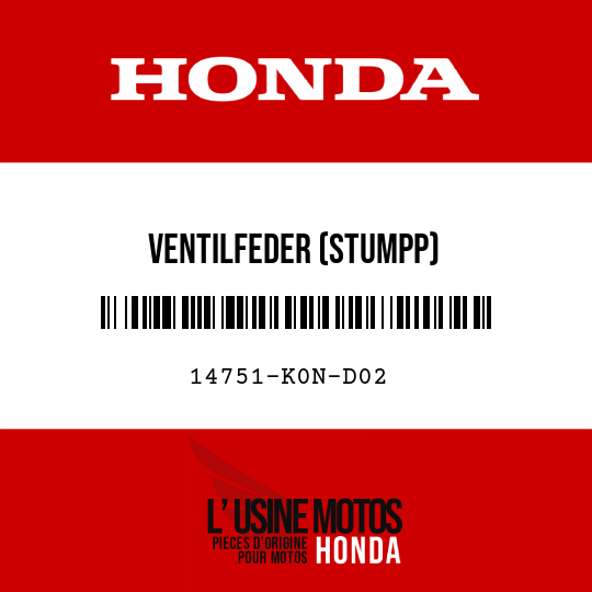 image de 14751-K0N-D02 VENTILFEDER (STUMPP)
