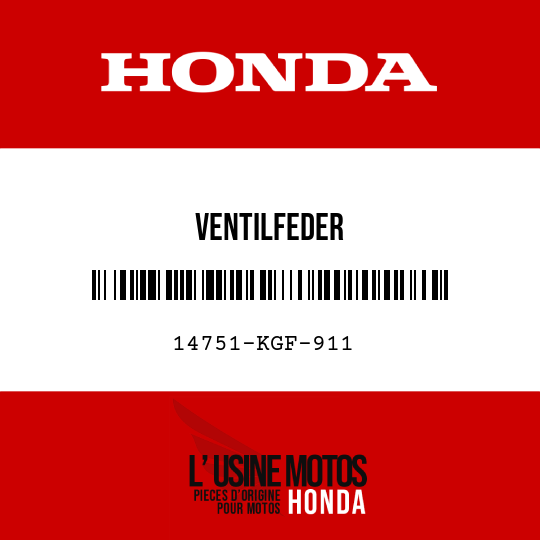 image de 14751-KGF-911 VENTILFEDER