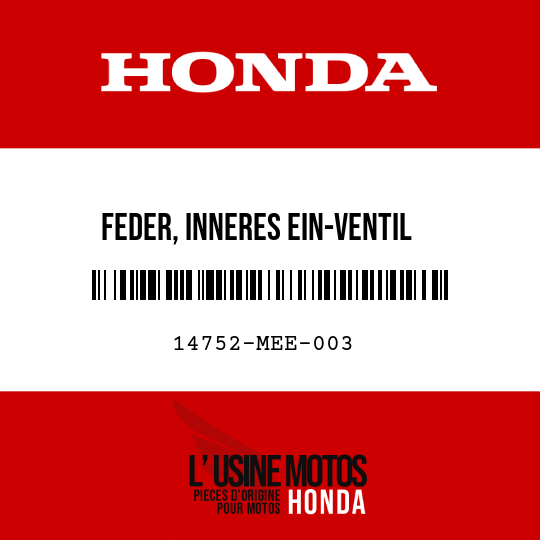 image de 14752-MEE-003 FEDER, INNERES EIN-VENTIL