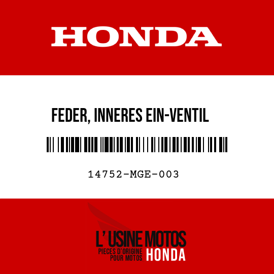 image de 14752-MGE-003 FEDER, INNERES EIN-VENTIL
