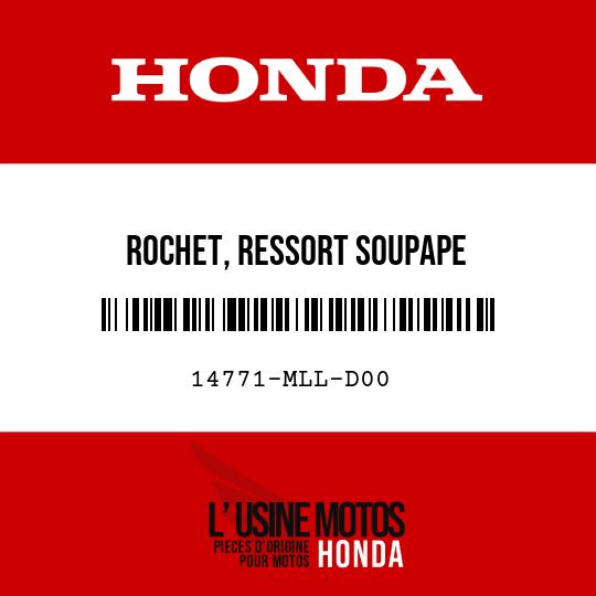 image de 14771-MLL-D00 ROCHET, RESSORT SOUPAPE