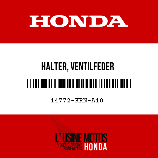 image de 14772-KRN-A10 HALTER, VENTILFEDER