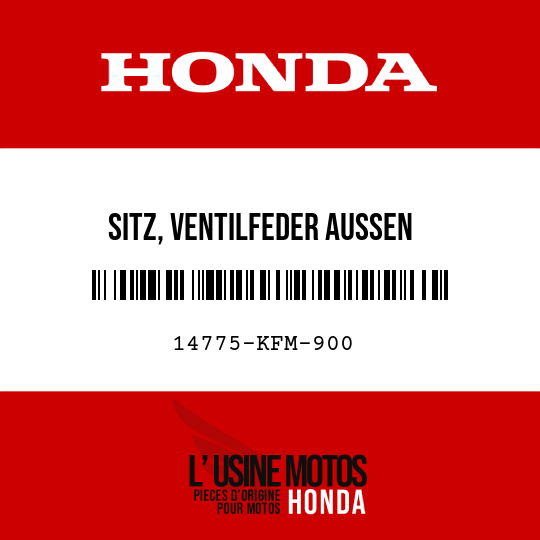 image de 14775-KFM-900 SITZ, VENTILFEDER AUSSEN