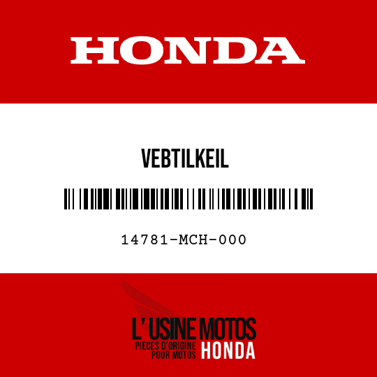 image de 14781-MCH-000 VEBTILKEIL