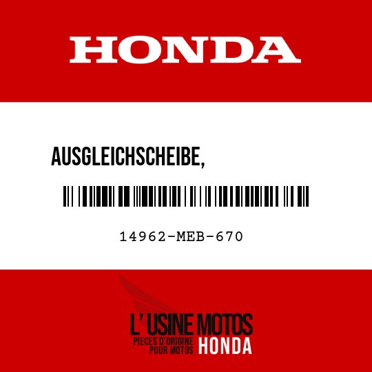 image de 14962-MEB-670 AUSGLEICHSCHEIBE,             VENTILSTOESSEL (2725)