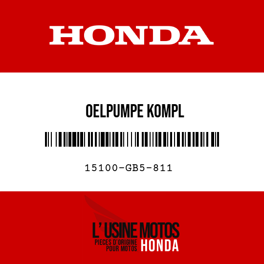 image de 15100-GB5-811 OELPUMPE KOMPL