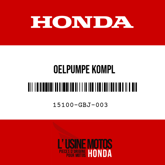 image de 15100-GBJ-003 OELPUMPE KOMPL