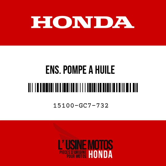 image de 15100-GC7-732 ENS. POMPE A HUILE