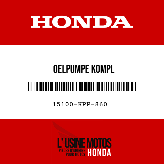 image de 15100-KPP-860 OELPUMPE KOMPL