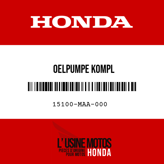 image de 15100-MAA-000 OELPUMPE KOMPL
