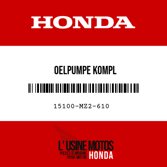 image de 15100-MZ2-610 OELPUMPE KOMPL