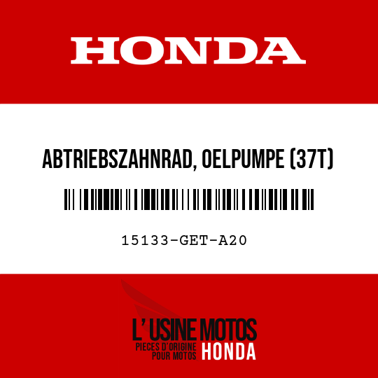 image de 15133-GET-A20 ABTRIEBSZAHNRAD, OELPUMPE (37T)