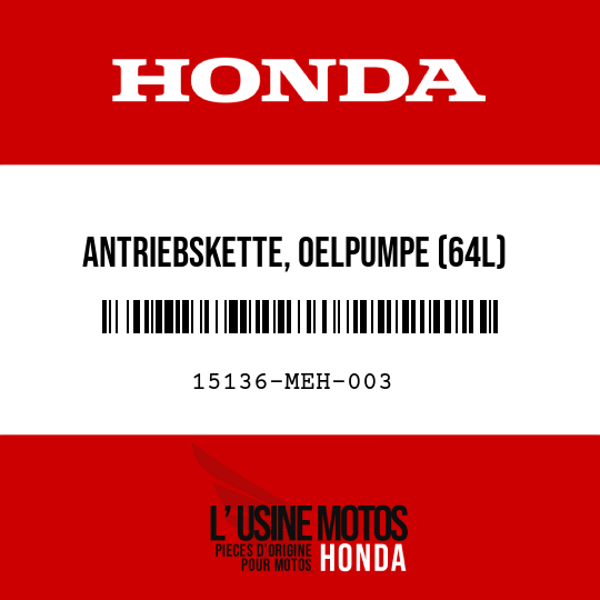 image de 15136-MEH-003 ANTRIEBSKETTE, OELPUMPE (64L)