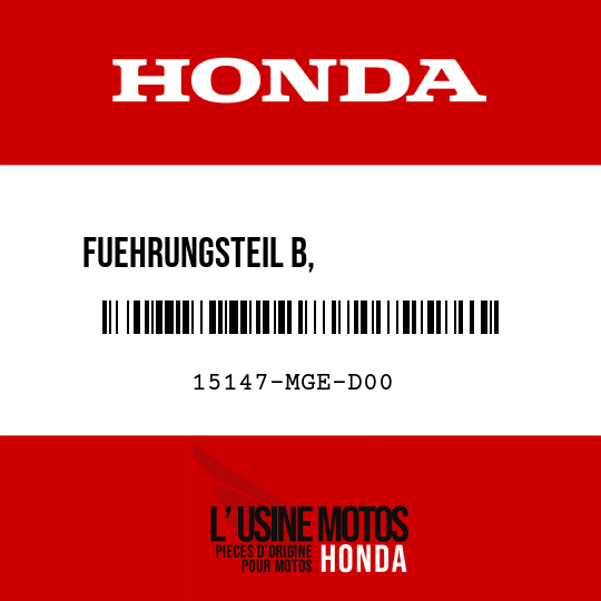 image de 15147-MGE-D00 FUEHRUNGSTEIL B,              OELPUMPENKETTE