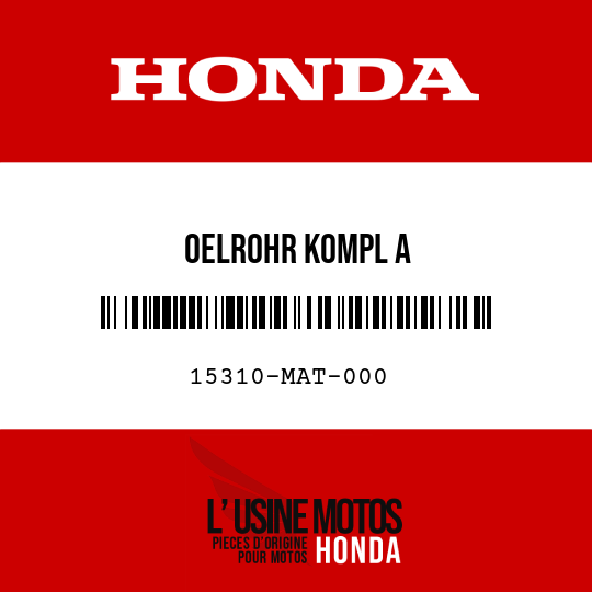 image de 15310-MAT-000 OELROHR KOMPL A