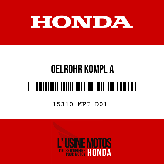 image de 15310-MFJ-D01 OELROHR KOMPL A