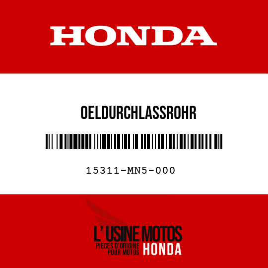 image de 15311-MN5-000 OELDURCHLASSROHR
