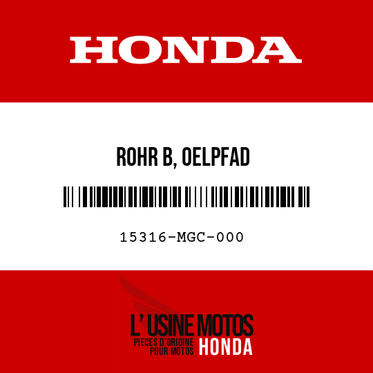 image de 15316-MGC-000 ROHR B, OELPFAD