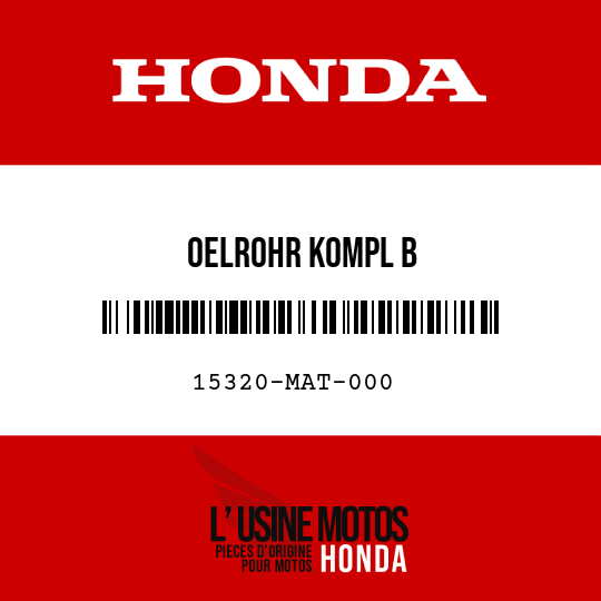 image de 15320-MAT-000 OELROHR KOMPL B