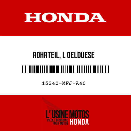 image de 15340-MFJ-A40 ROHRTEIL, L OELDUESE