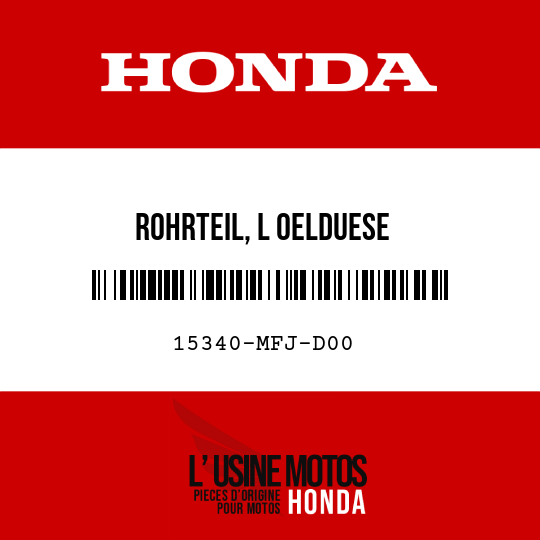 image de 15340-MFJ-D00 ROHRTEIL, L OELDUESE