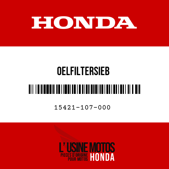 image de 15421-107-000 OELFILTERSIEB