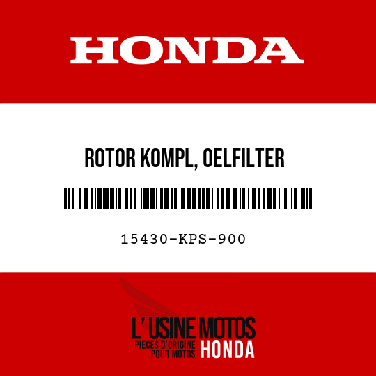 image de 15430-KPS-900 ROTOR KOMPL, OELFILTER