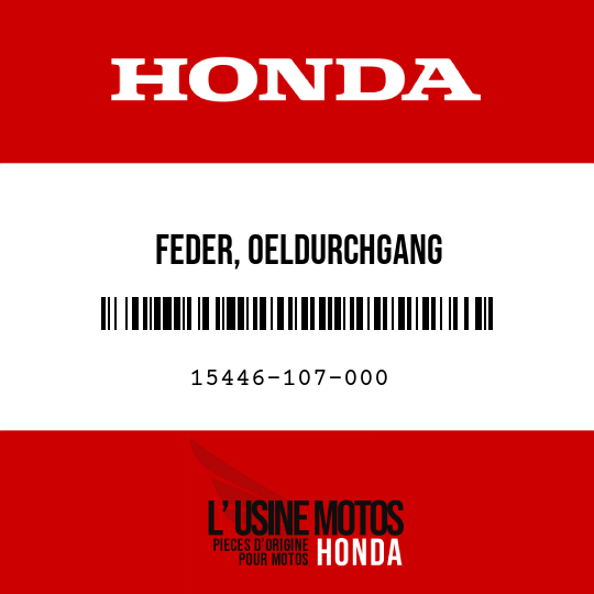 image de 15446-107-000 FEDER, OELDURCHGANG