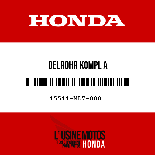 image de 15511-ML7-000 OELROHR KOMPL A